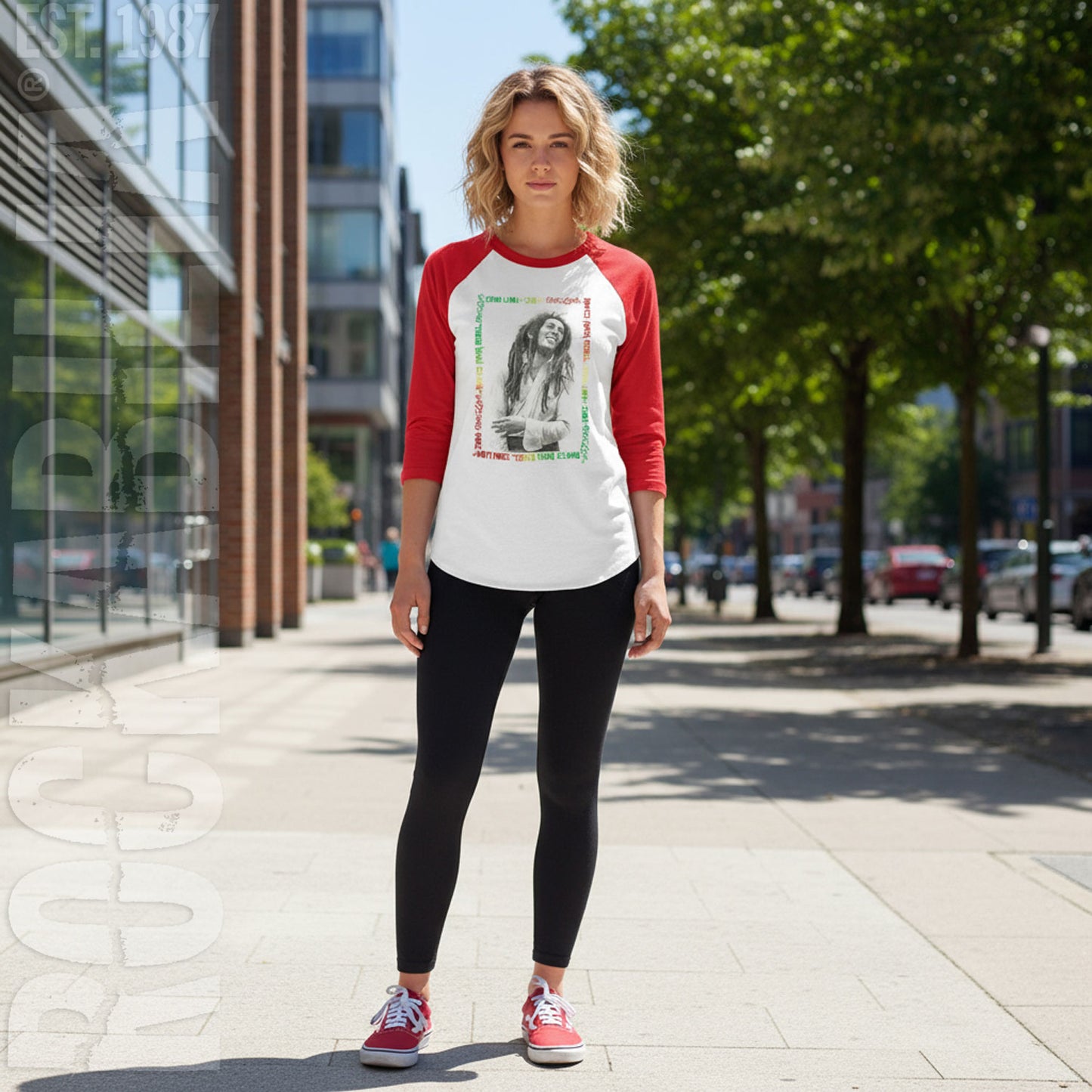 Songs Frame Raglan Junior Top