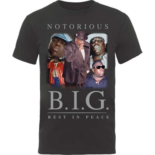 Notorious B.I.G. Collage Slim Fit T-shirt Front
