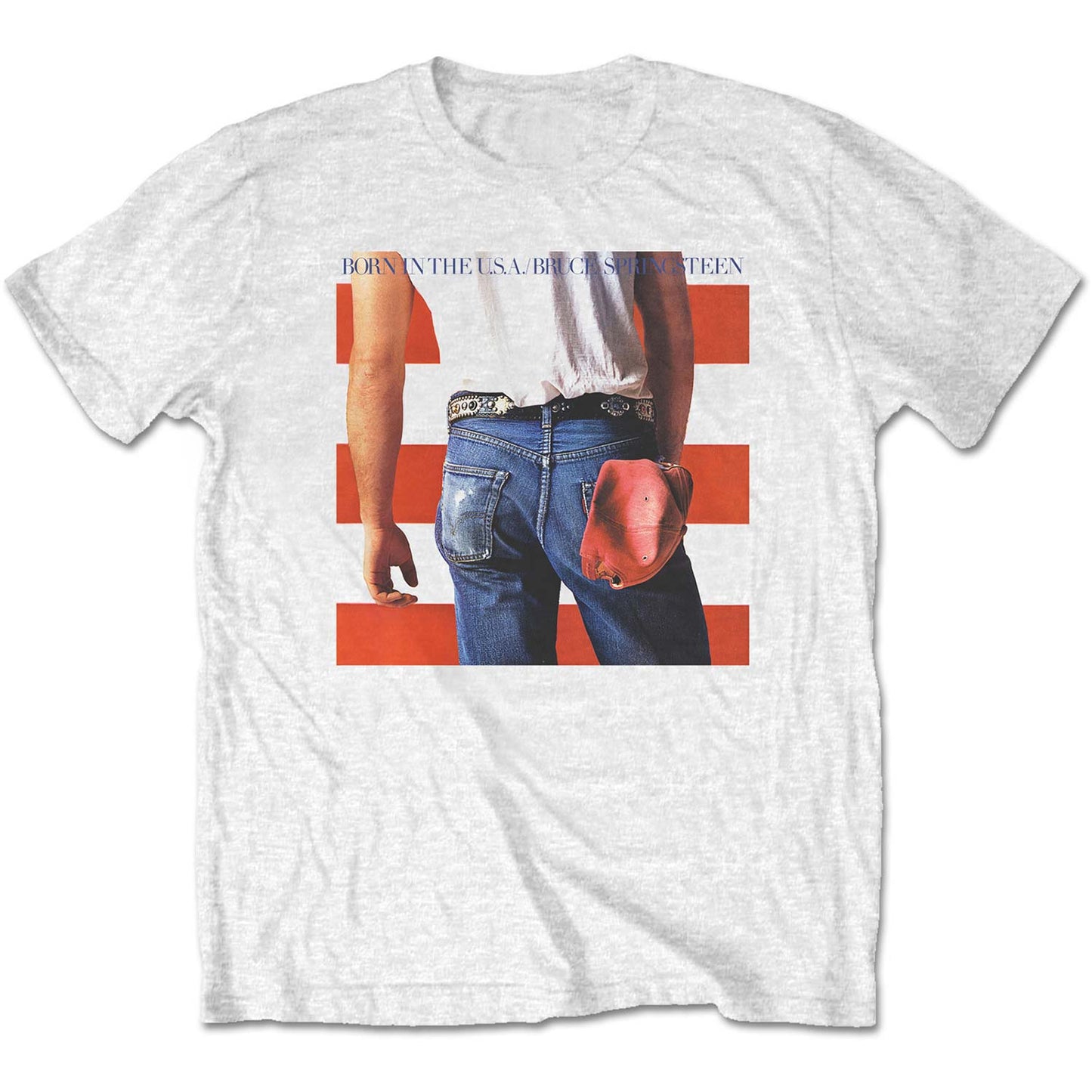 Bruce Springsteen Back In The USA Slim Fit T-shirt Front