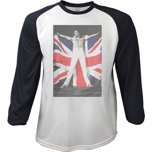 Freddie Mercury Flag Baseball Jersey Front