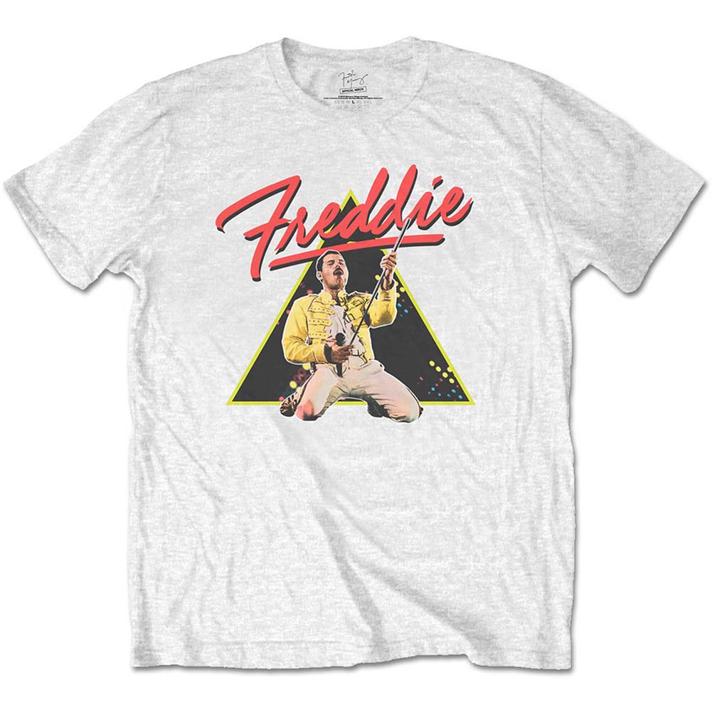 Freddie Mercury Triangle Slim Fit T-shirt Front