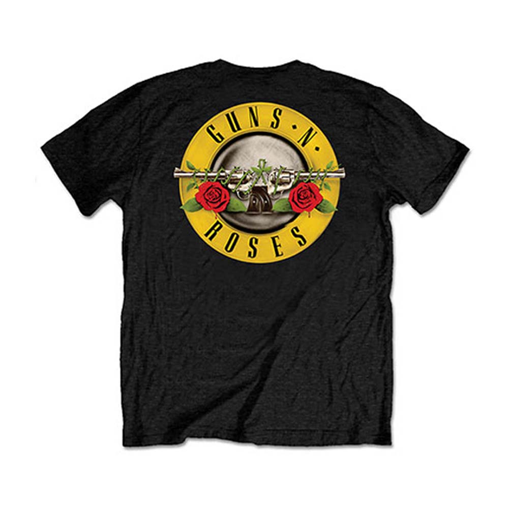 Guns N Roses Classic Logo (Back Print/Retail Pack) Slim Fit T-shirt Back