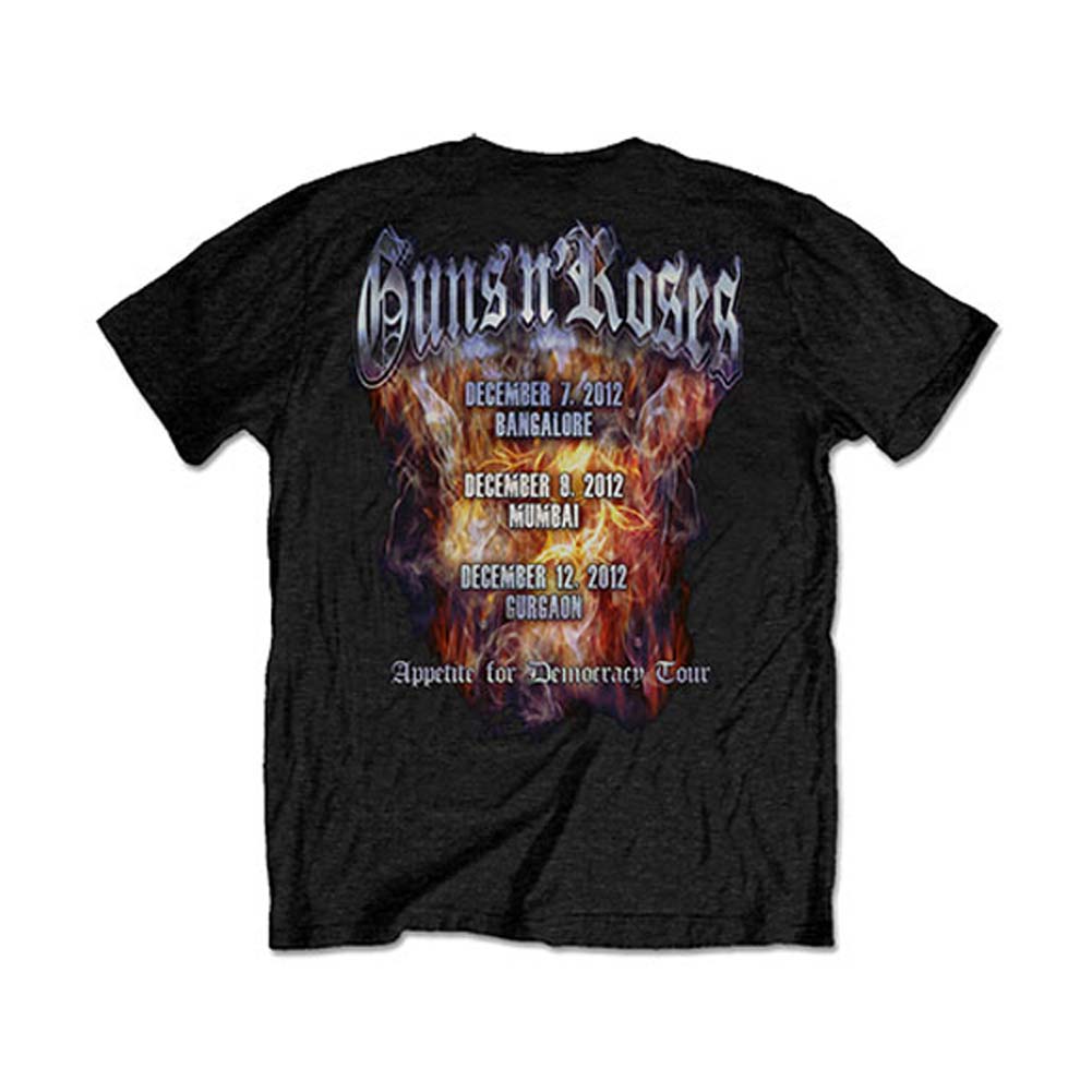 Guns N Roses Torso (Back Print) Slim Fit T-shirt Back