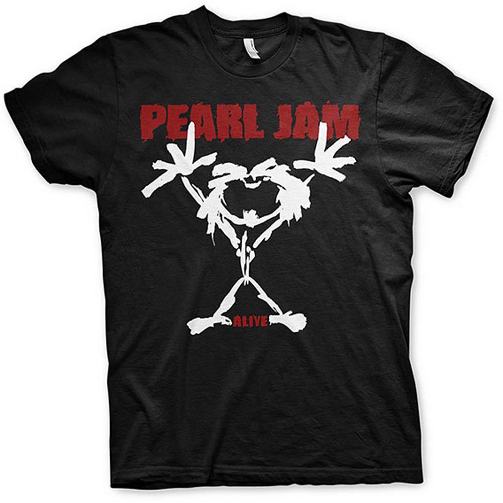 Pearl Jam Stickman (Back Print) Slim Fit T-shirt Front
