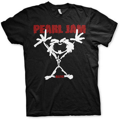 Pearl Jam Stickman (Back Print) Slim Fit T-shirt Front