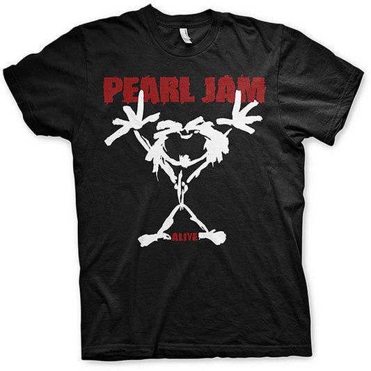 Pearl Jam Stickman (Back Print) Slim Fit T-shirt Front
