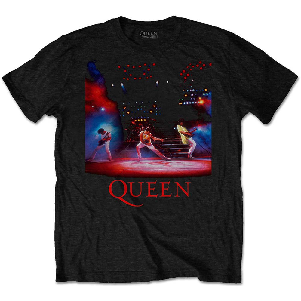 Queen Live Shot Spotlight Slim Fit T-shirt Front