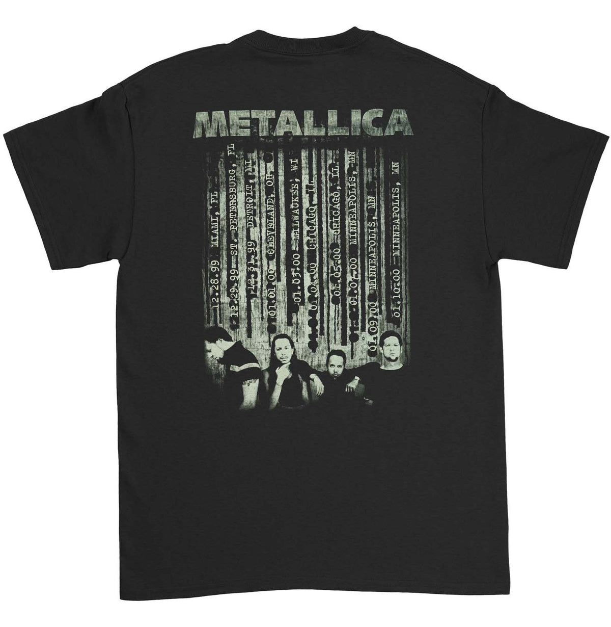 Metallica T-shirt Back