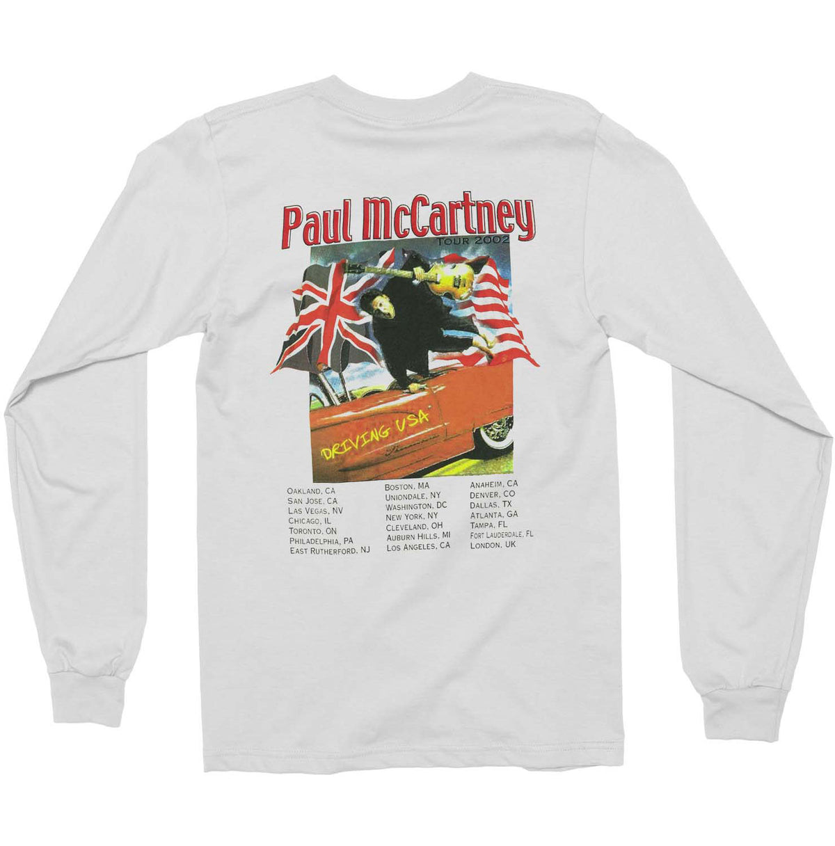 Paul Mccartney Long Sleeve Back