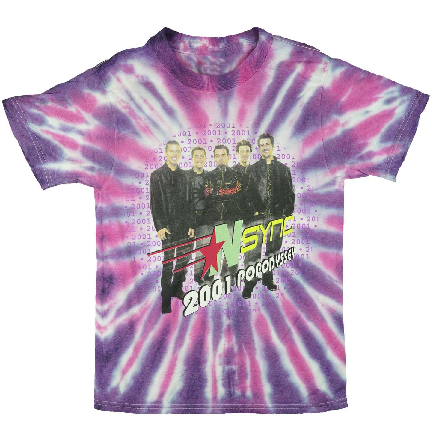 N Sync Tie Dye T-shirt Front