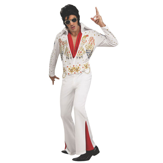Eagle Jumpsuit Deluxe Adult Elvis Presley Costume Costume Front