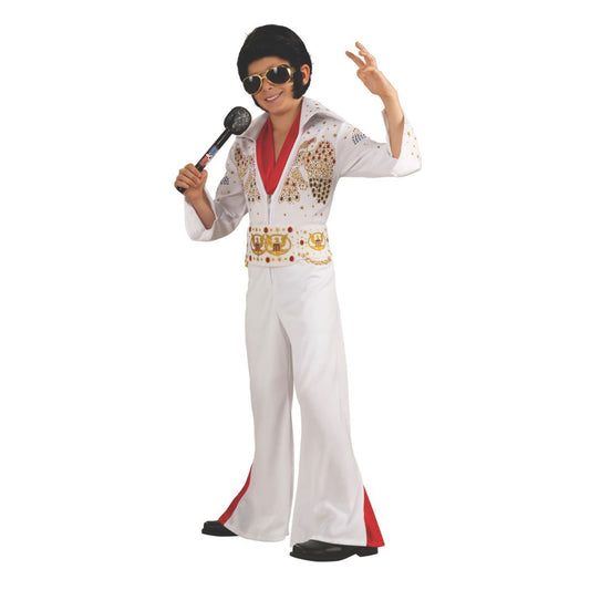 Eagle Jumpsuit Deluxe Kids Elvis Presley Costume Costume Front