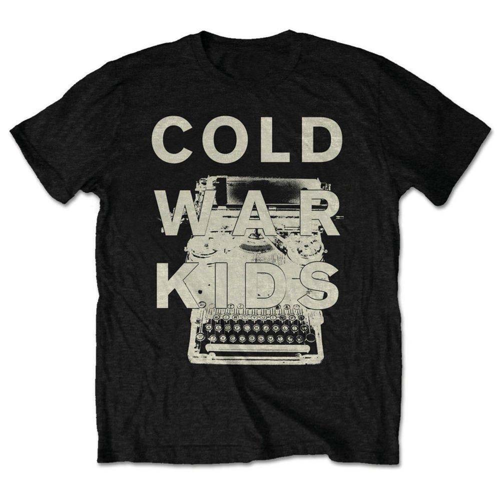 Cold War Kids Typewriter (Retail Pack) Slim Fit T-shirt Front