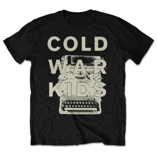 Cold War Kids Typewriter (Retail Pack) Slim Fit T-shirt Front