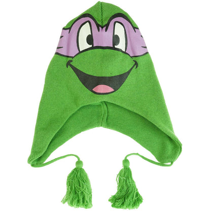 Teenage Mutant Ninja Turtles Donatello Laplander Hat Beanie Front