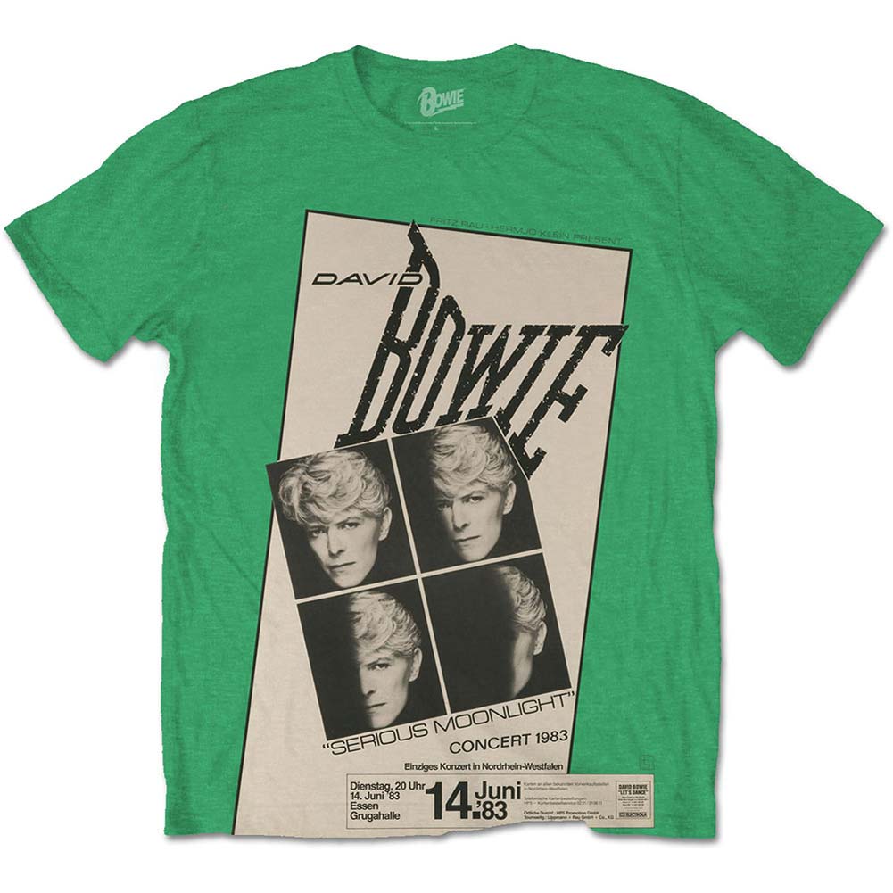 David Bowie Concert '83 Slim Fit T-shirt Front