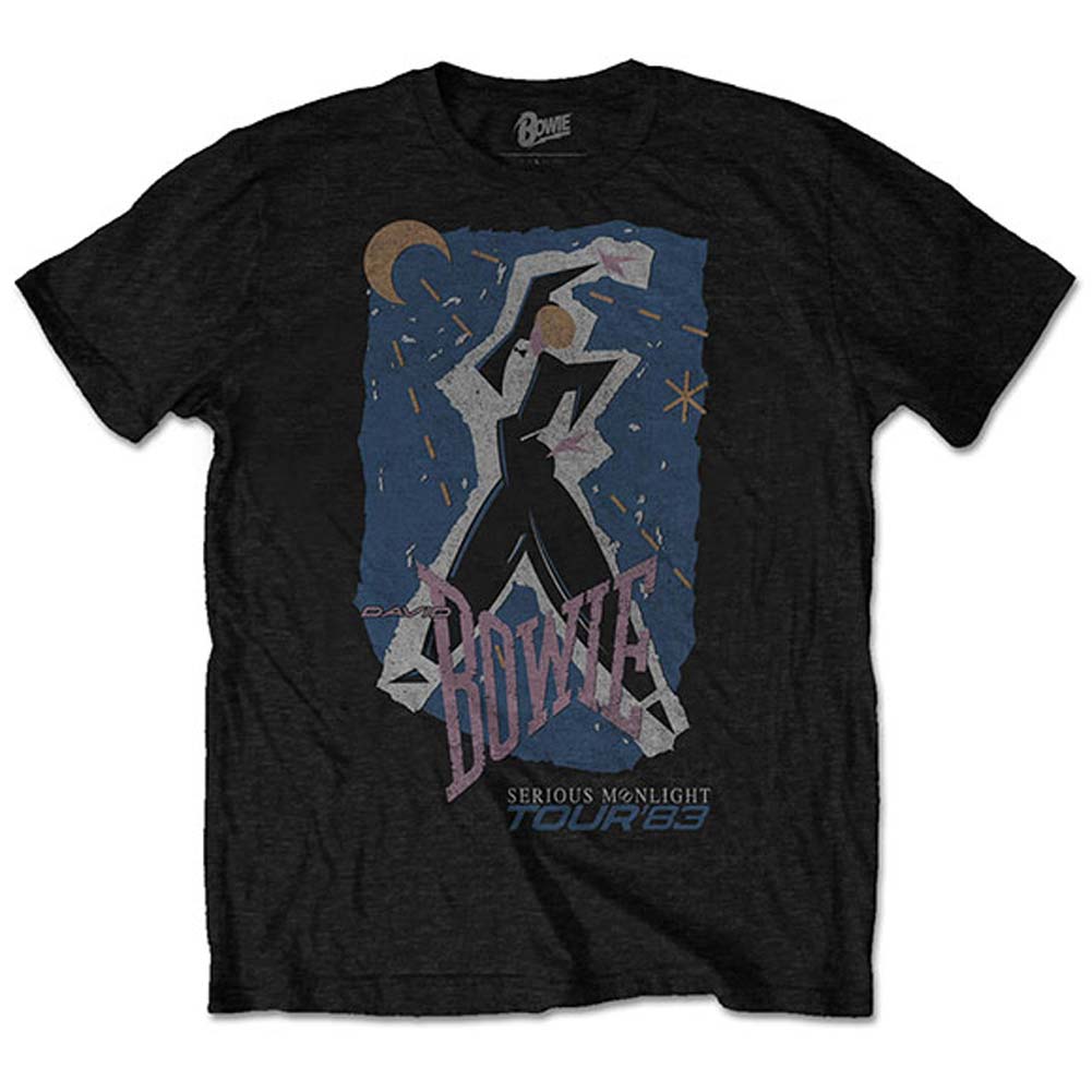 David Bowie '83 Tour (Back Print) Slim Fit T-shirt Front