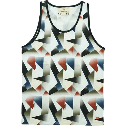 Bob Marley Glass Print Mens Tank Front