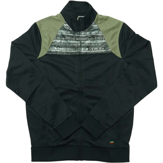 Bob Marley Camo Zip Track Jacket Jogger Sweatshirt Front