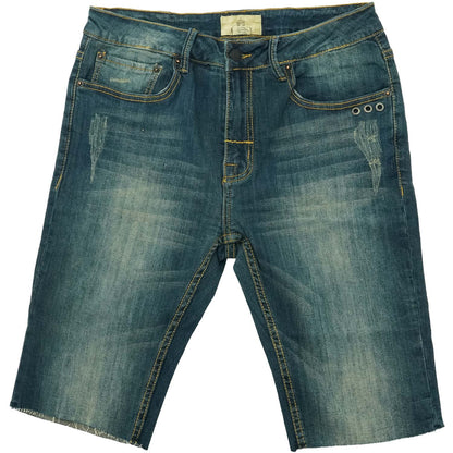 Bob Marley Dark Indigo Wash Board Shorts Front