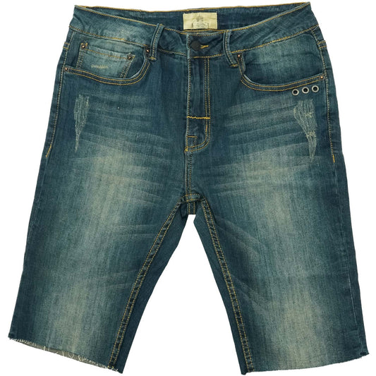 Bob Marley Dark Indigo Wash Board Shorts Front