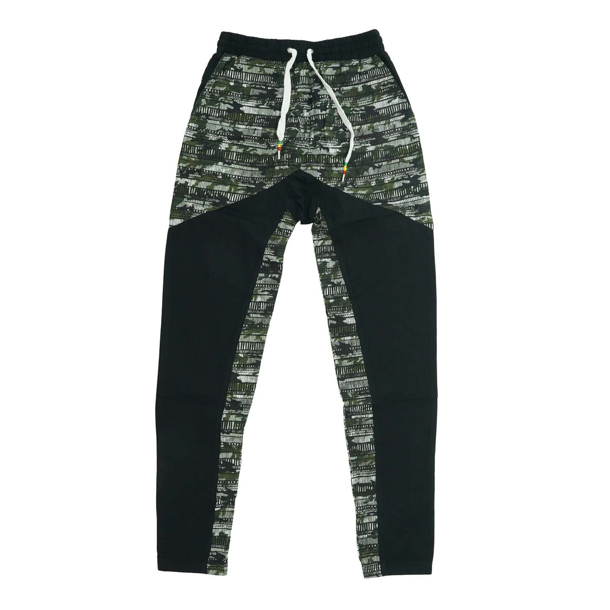 Bob Marley Mens Distress Camo Pants Sweatpants Front
