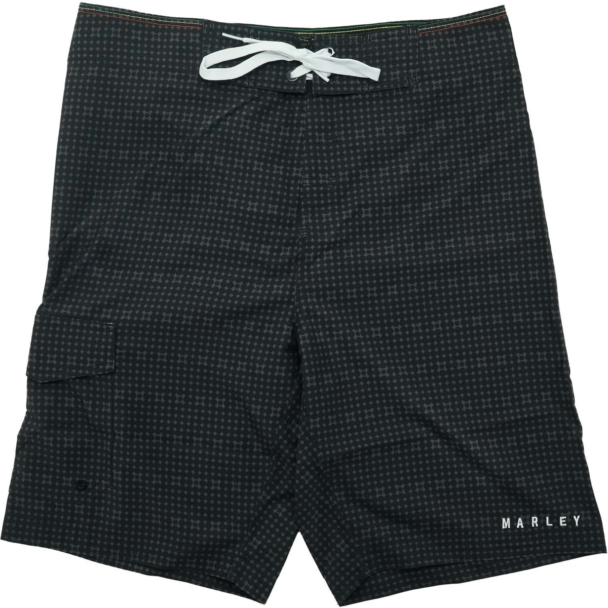 Bob Marley Six Point Star Shorts Board Shorts Front