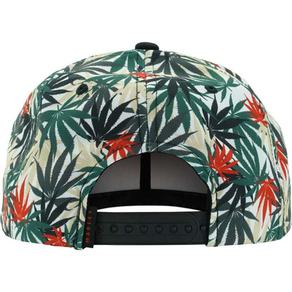 Bob Marley Leaf Print Hat Baseball Cap Back
