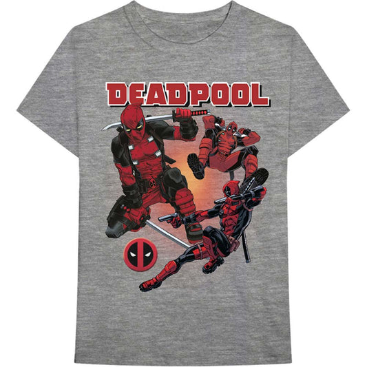 Deadpool Collage 1 Slim Fit T-shirt Front