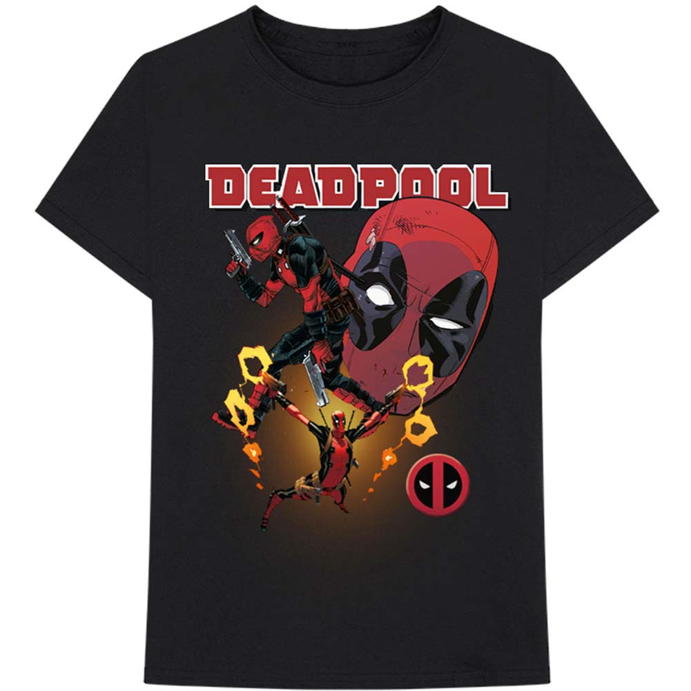 Deadpool Collage 2 Slim Fit T-shirt Front