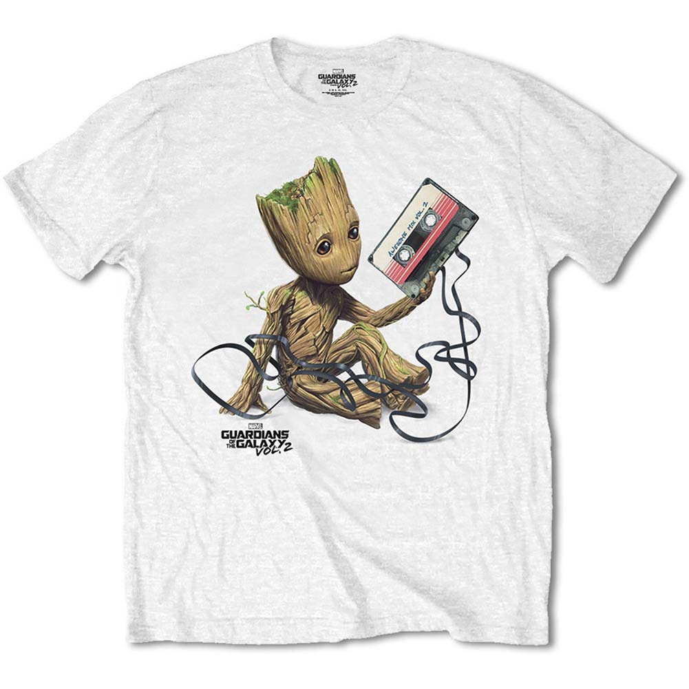 Guardians Of The Galaxy V. 2 Groot with Tape Slim Fit T-shirt Front