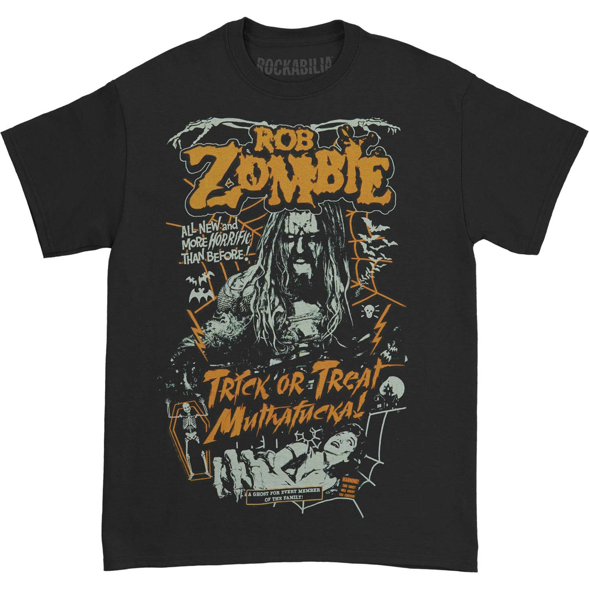 Rob Zombie Trick or Treat MF T-shirt Front