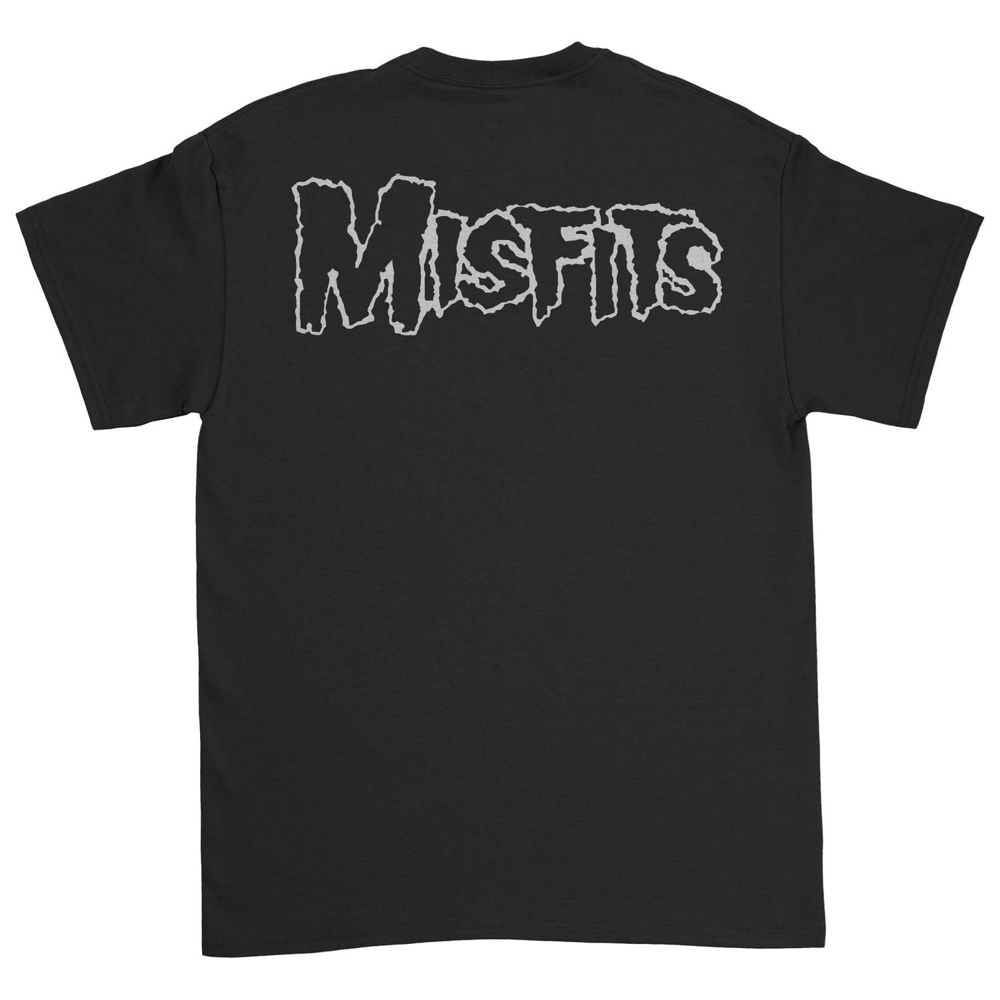 Misfits Classic Fiend Skull (Back Print) Slim Fit T-shirt Back