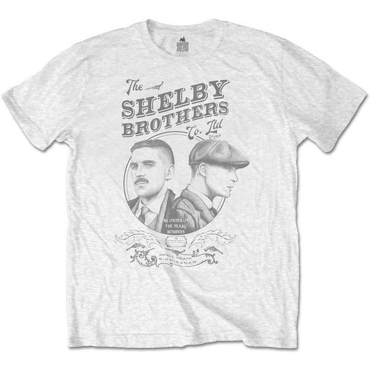 Peaky Blinders Shelby Brothers Circle Faces Slim Fit T-shirt Front