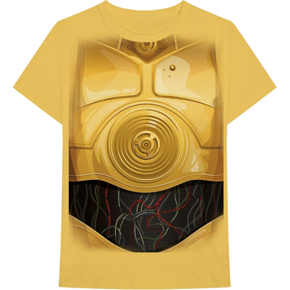 Star Wars C-3PO Chest Slim Fit T-shirt Front