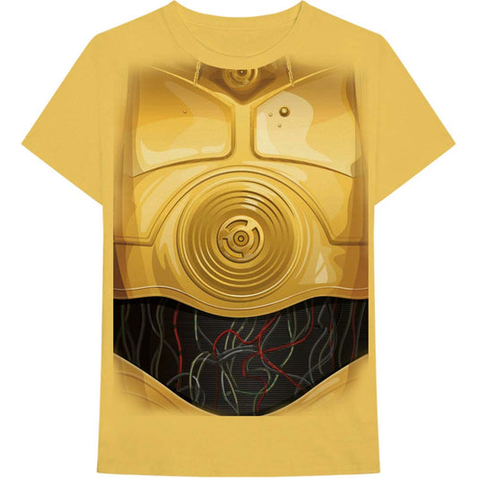 Star Wars C-3PO Chest Slim Fit T-shirt Front