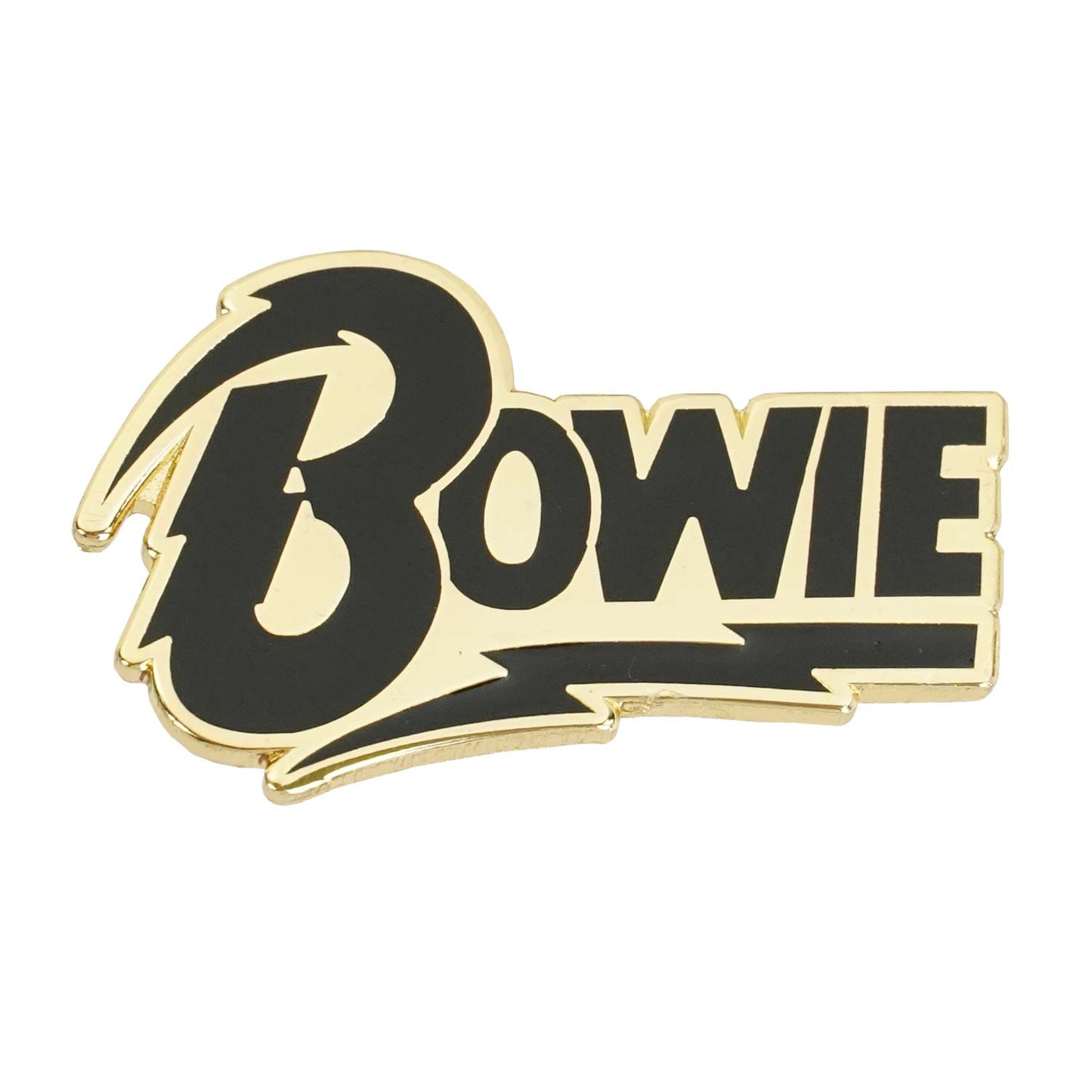 David Bowie Logo Pewter Pin Badge