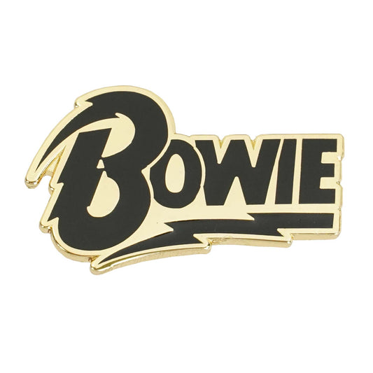 David Bowie Logo Pewter Pin Badge