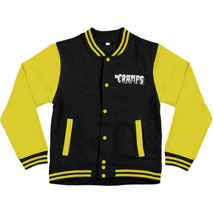 Cramps Bad Music Letterman Jacket Varsity Jacket Front