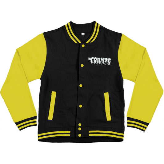 Cramps Bad Music Letterman Jacket Varsity Jacket Front