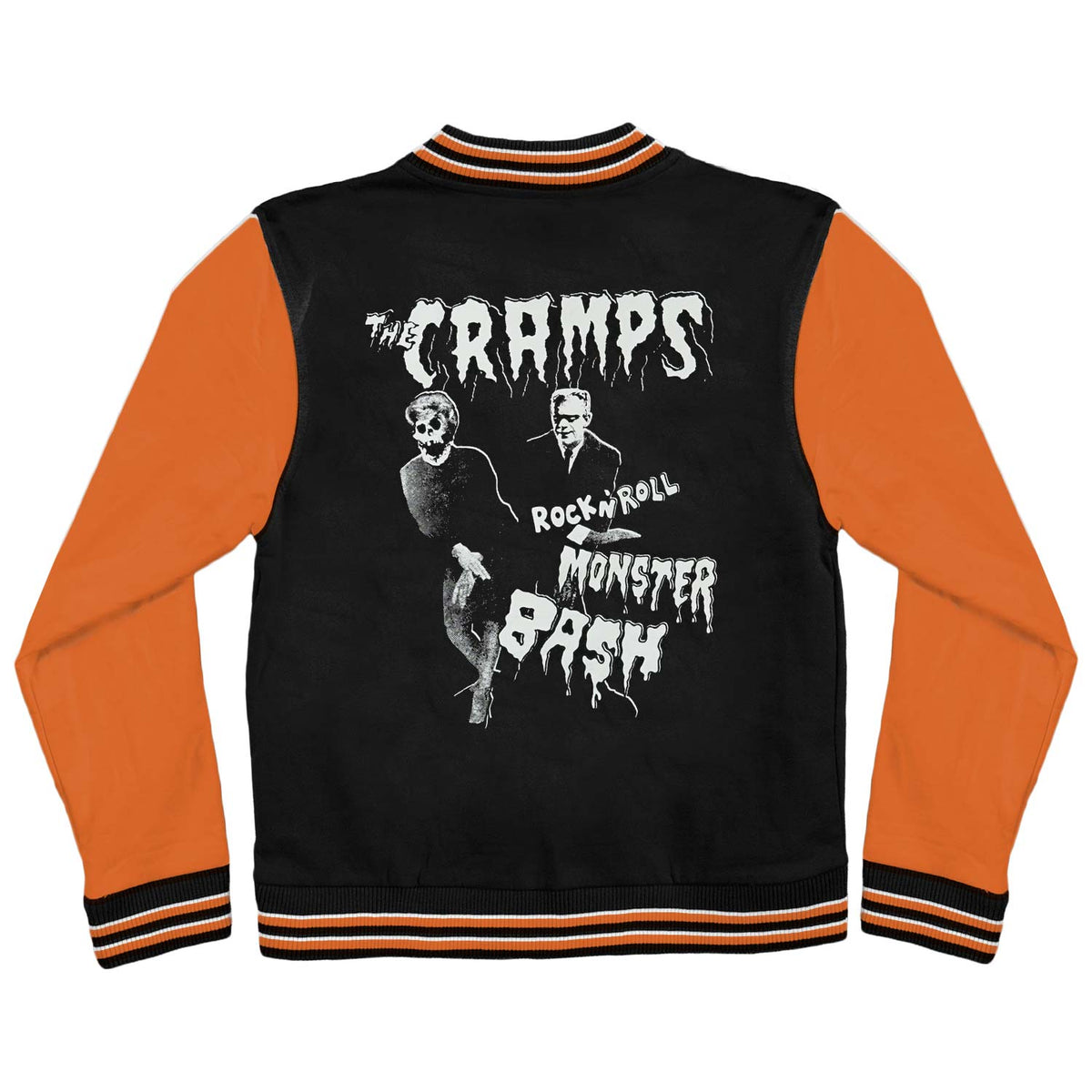 Cramps Monster Bash Letterman Jacket Varsity Jacket Back