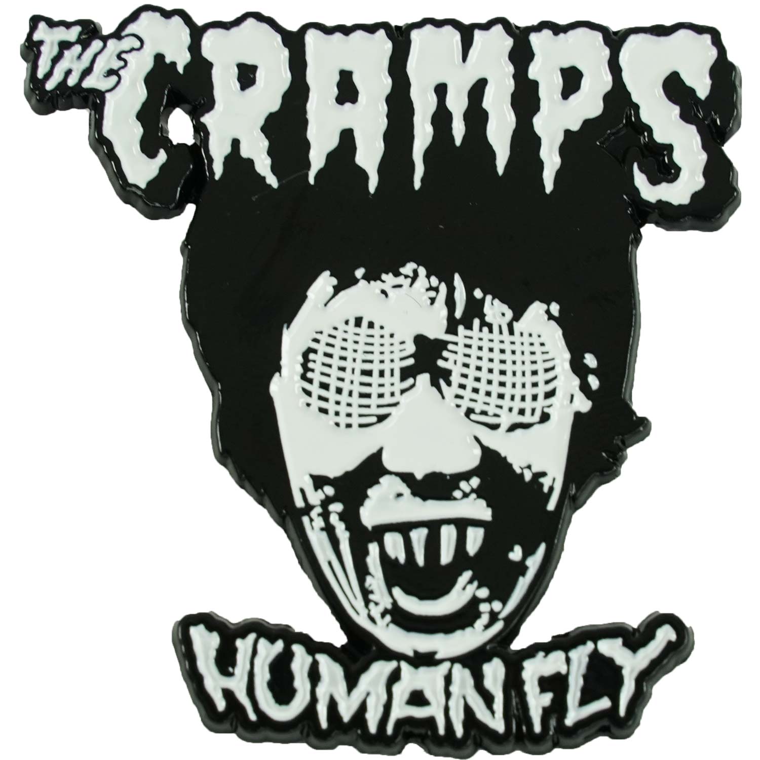 Cramps Human Fly Enamel Pin Pewter Pin Badge