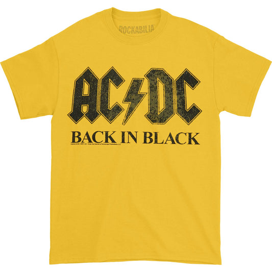AC/DC Back in Black T-shirt Front