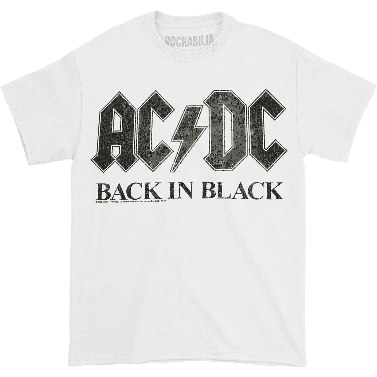 AC/DC Back in Black T-shirt Front