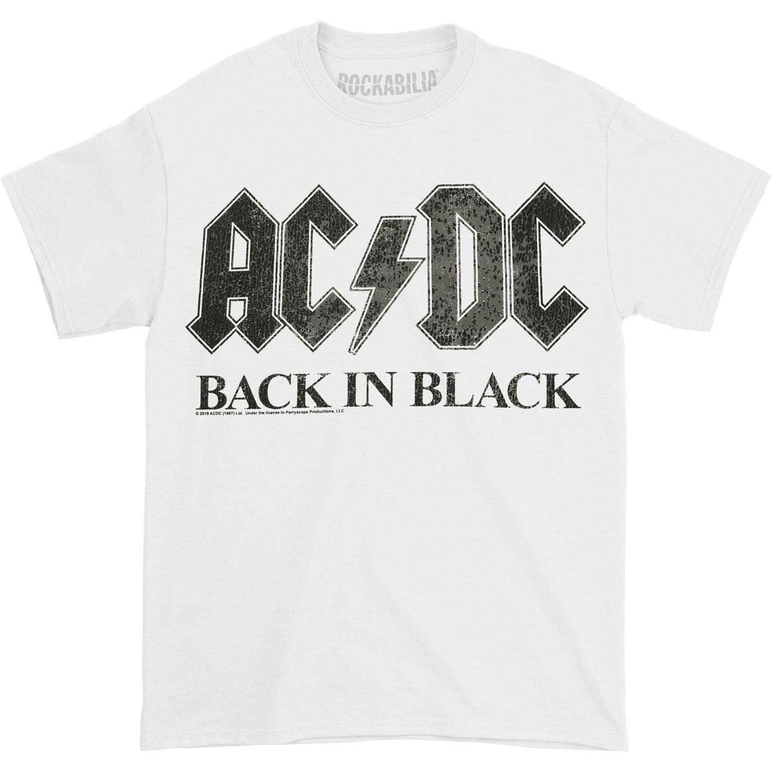 AC/DC Back in Black T-shirt Front