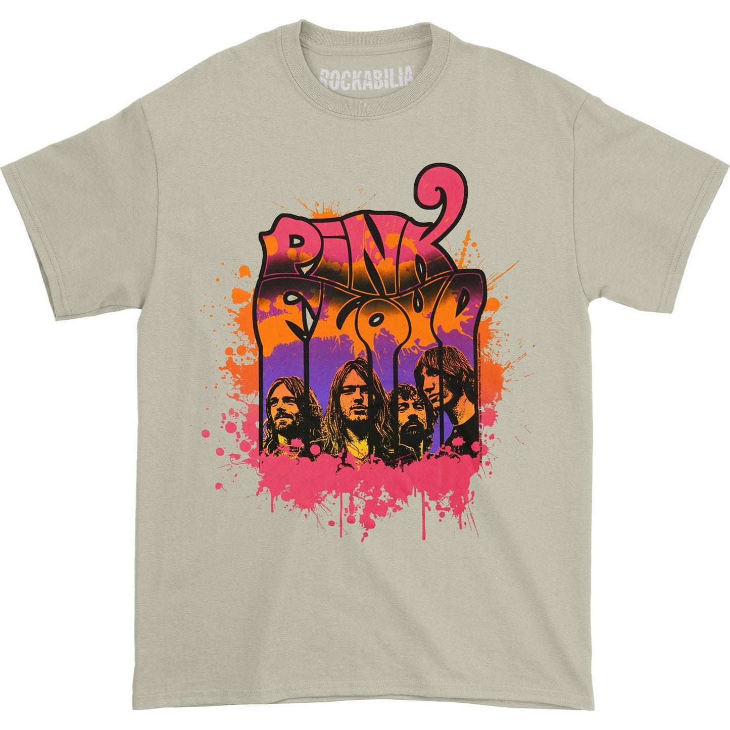 Pink Floyd Groovy Splatter T-shirt Front