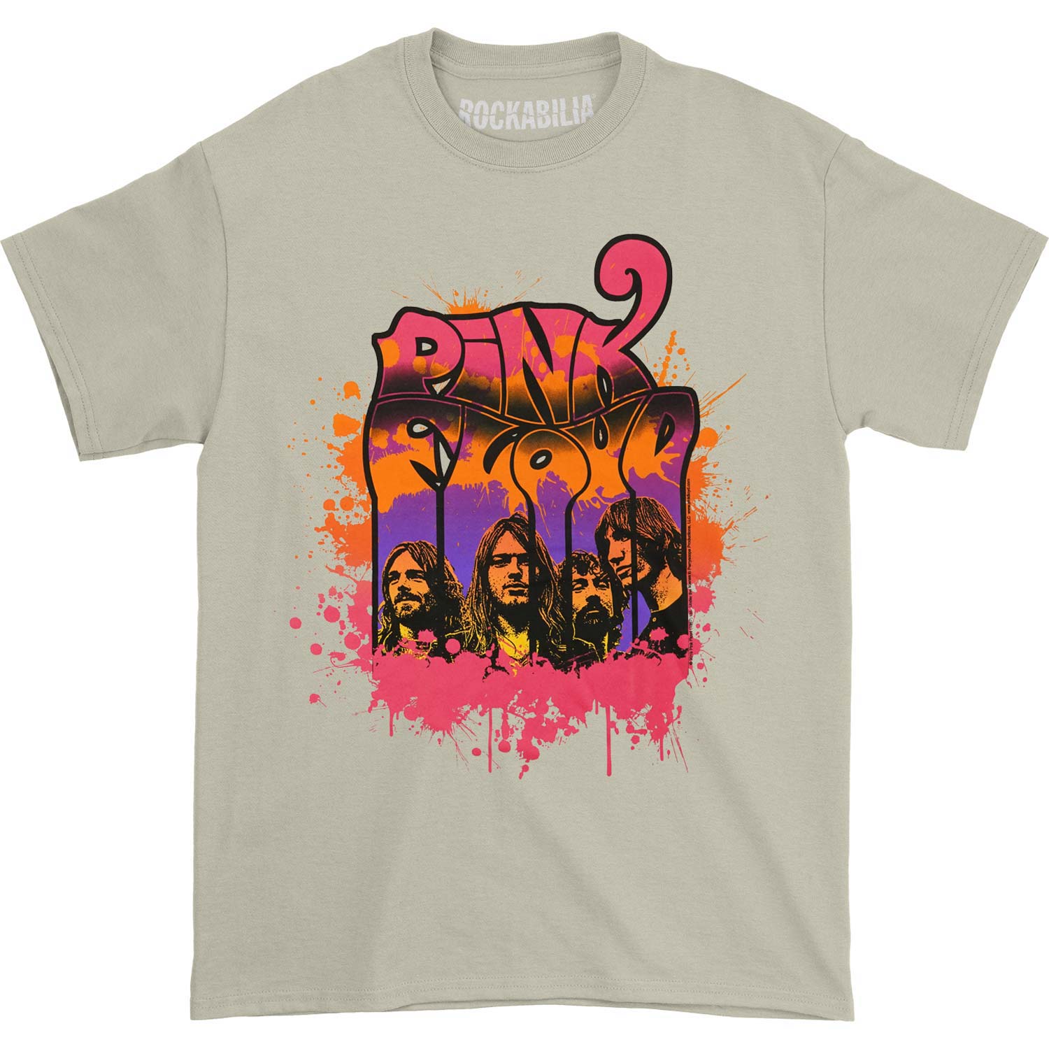 Pink Floyd Groovy Splatter T-shirt Front