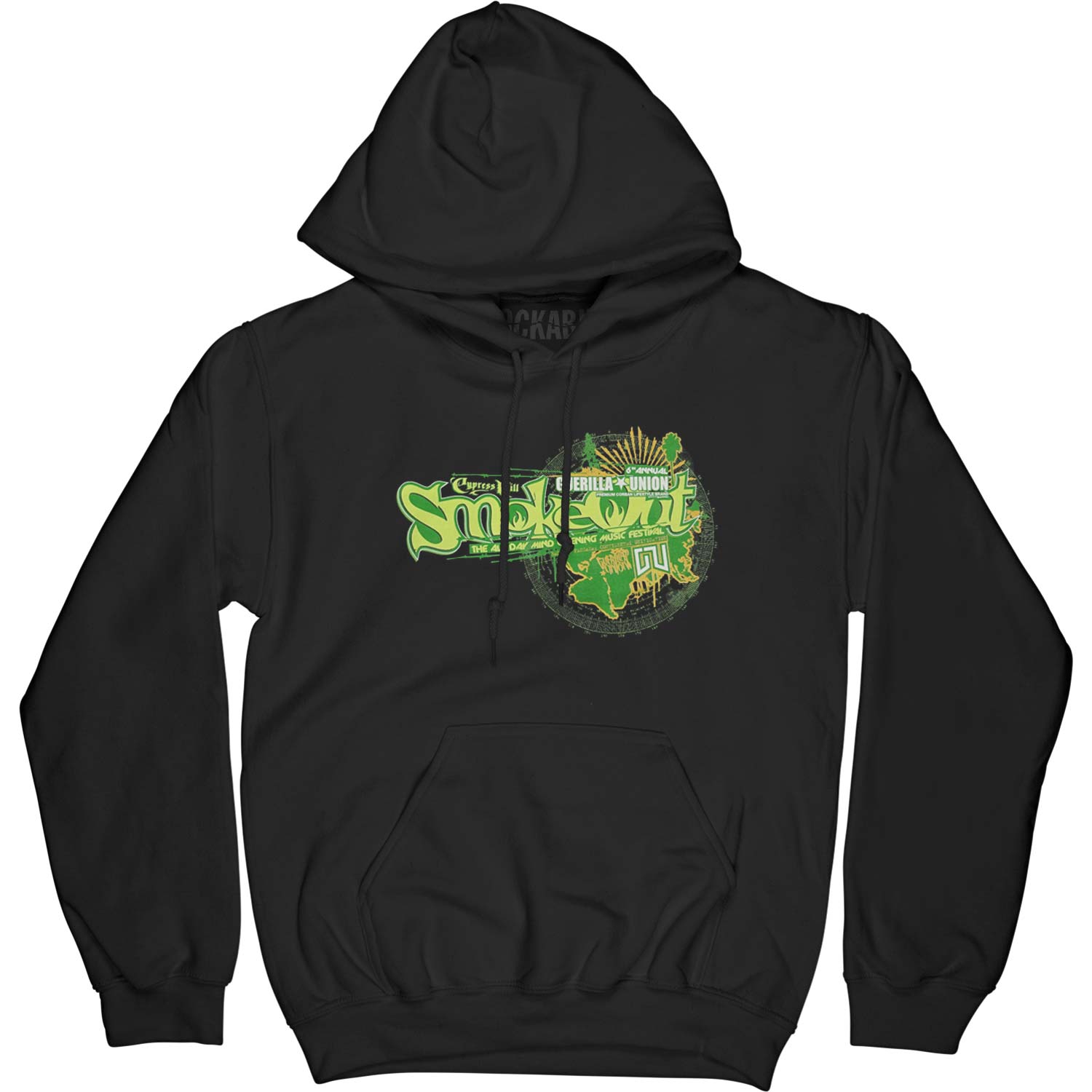 Cypress Hill SmokeOut Tour Hooded Sweatshirt Front