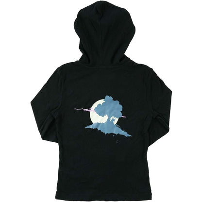 Fall Out Boy Night Tree Girly Hoodie Junior Top Back