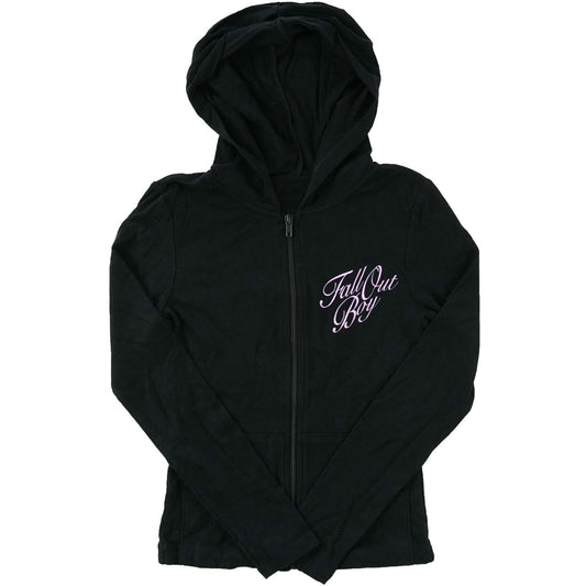Fall Out Boy Night Tree Girly Hoodie Junior Top Front